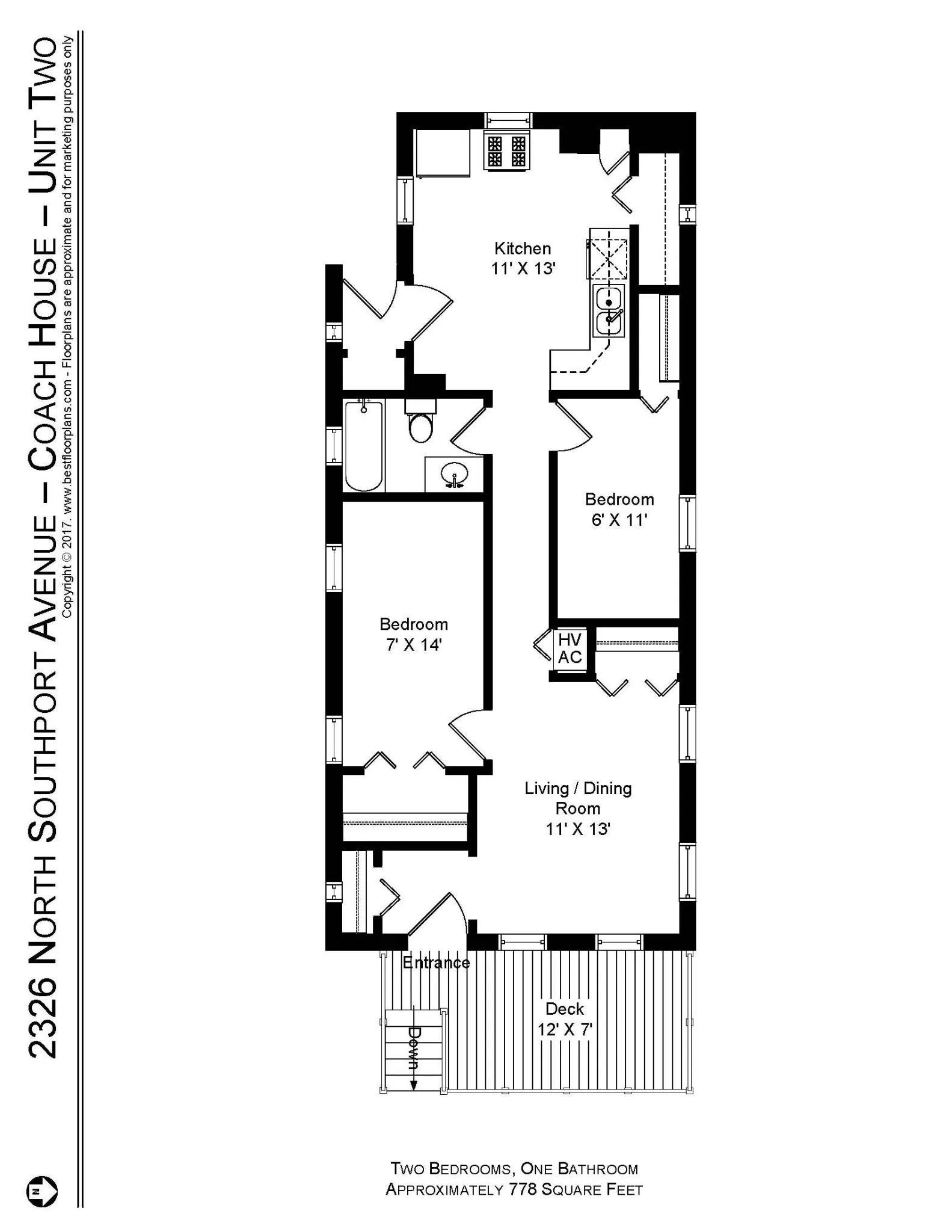 2326 N Southport Ave, ,  60614, USA 60614-unit#2326-CH2-Chicago-IL