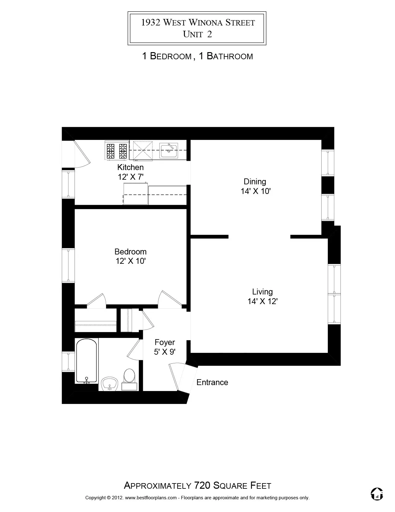 1916 W Winona St, ,  60640, USA 60640-unit#1932-2-Chicago-IL