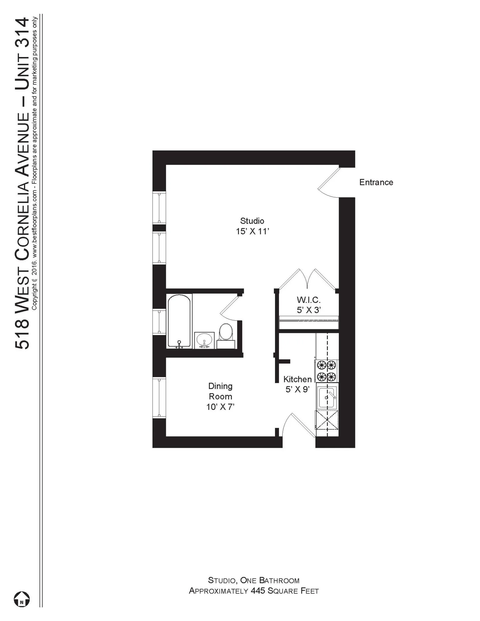 512 W Cornelia Ave, , 60657, USA 60657-unit#518-314-Chicago-IL
