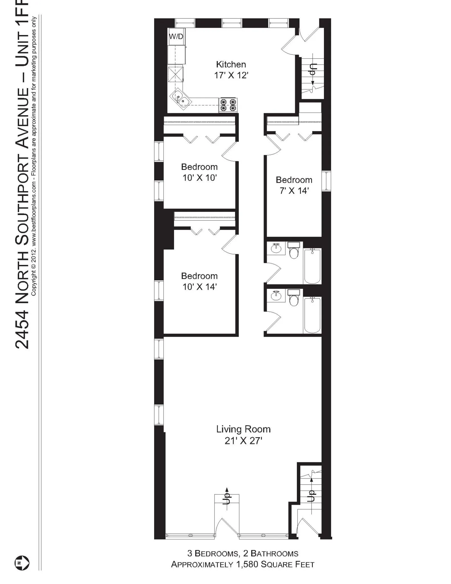 2454 N Southport Ave, , 60614, USA 60614-unit#2454-1F-Chicago-IL