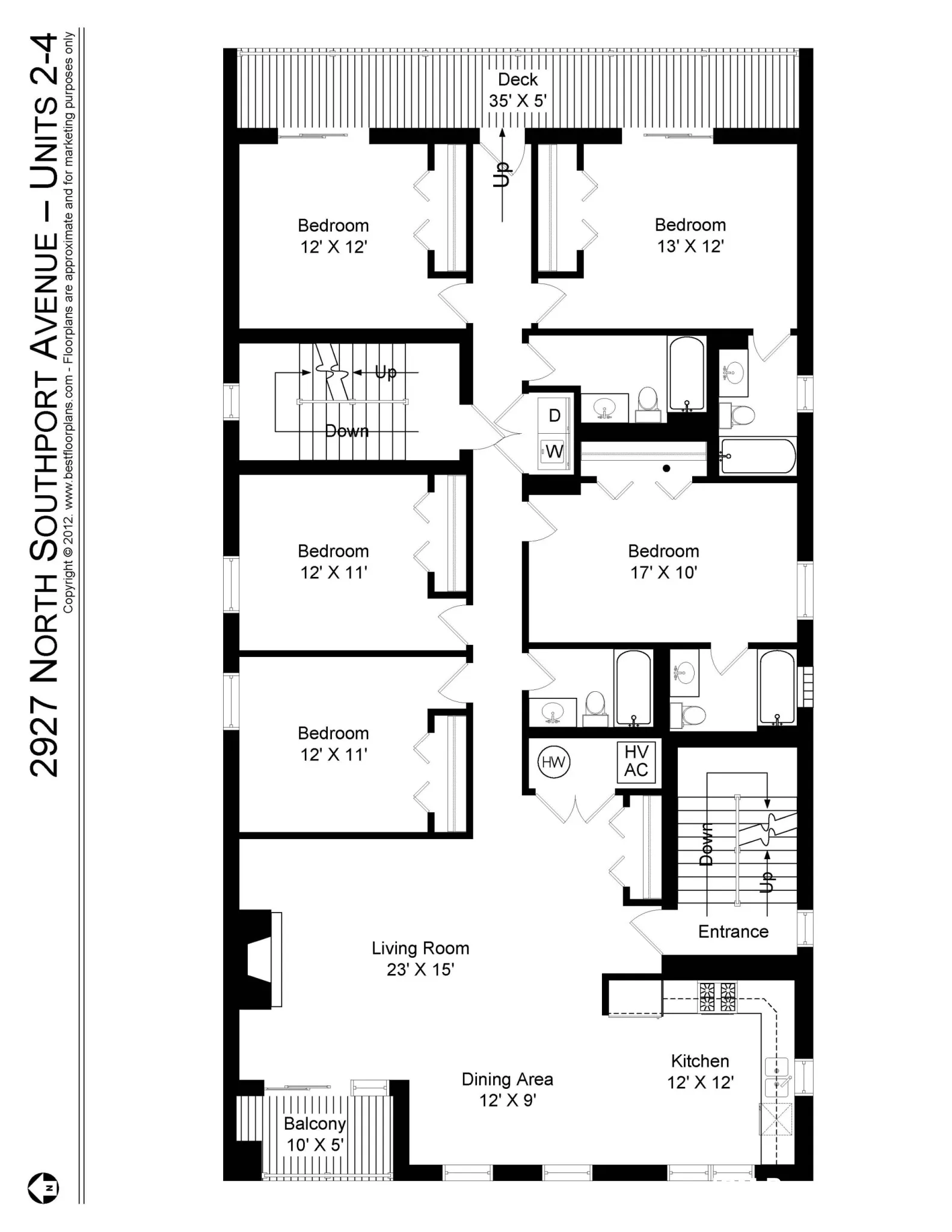 2927 N Southport Ave, ,  60657, USA 60657-unit#2927-2-Chicago-IL