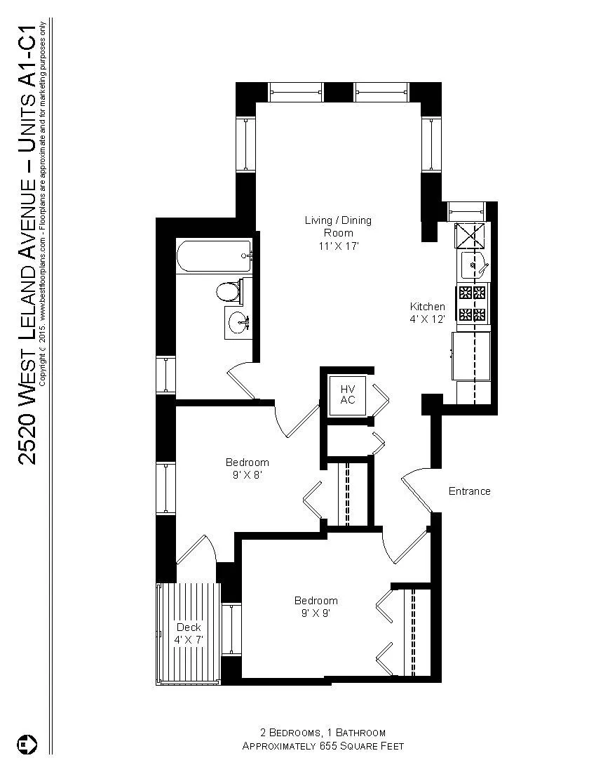 2520 W Leland Ave, ,  60625, USA 60625-unit#2520-C1-Chicago-IL