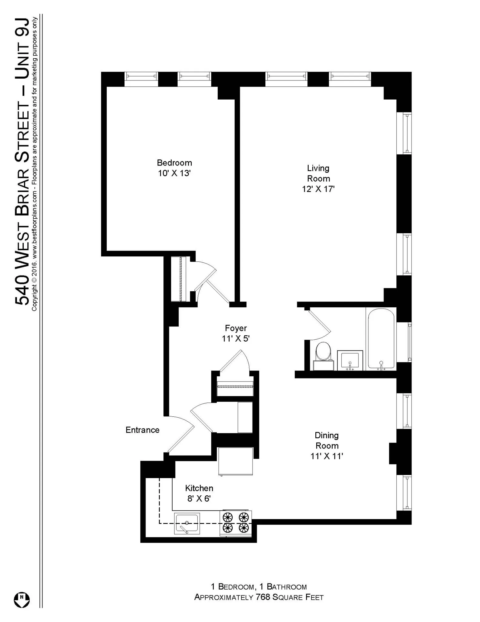 540 W Briar Pl, , 60657, USA 60657-unit#540-4J-Chicago-IL