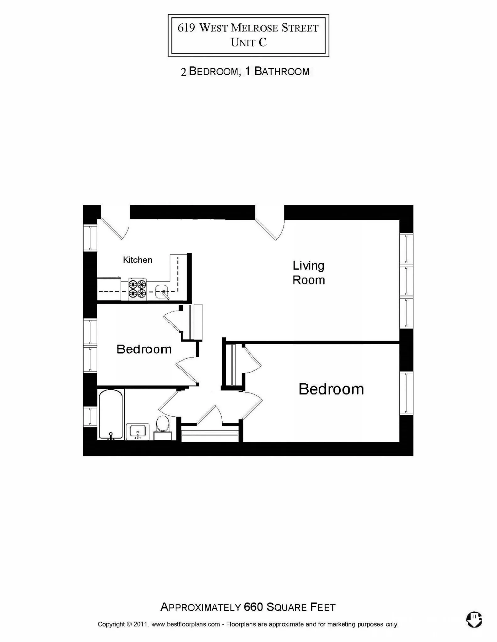 617 W Melrose St, , 60657, USA 60657-unit#619-C3-Chicago-IL