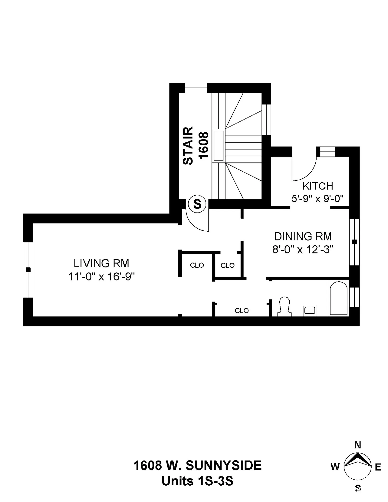 4500 N Ashland Ave, ,  60640, USA 60640-unit#1608-3S-Chicago-IL