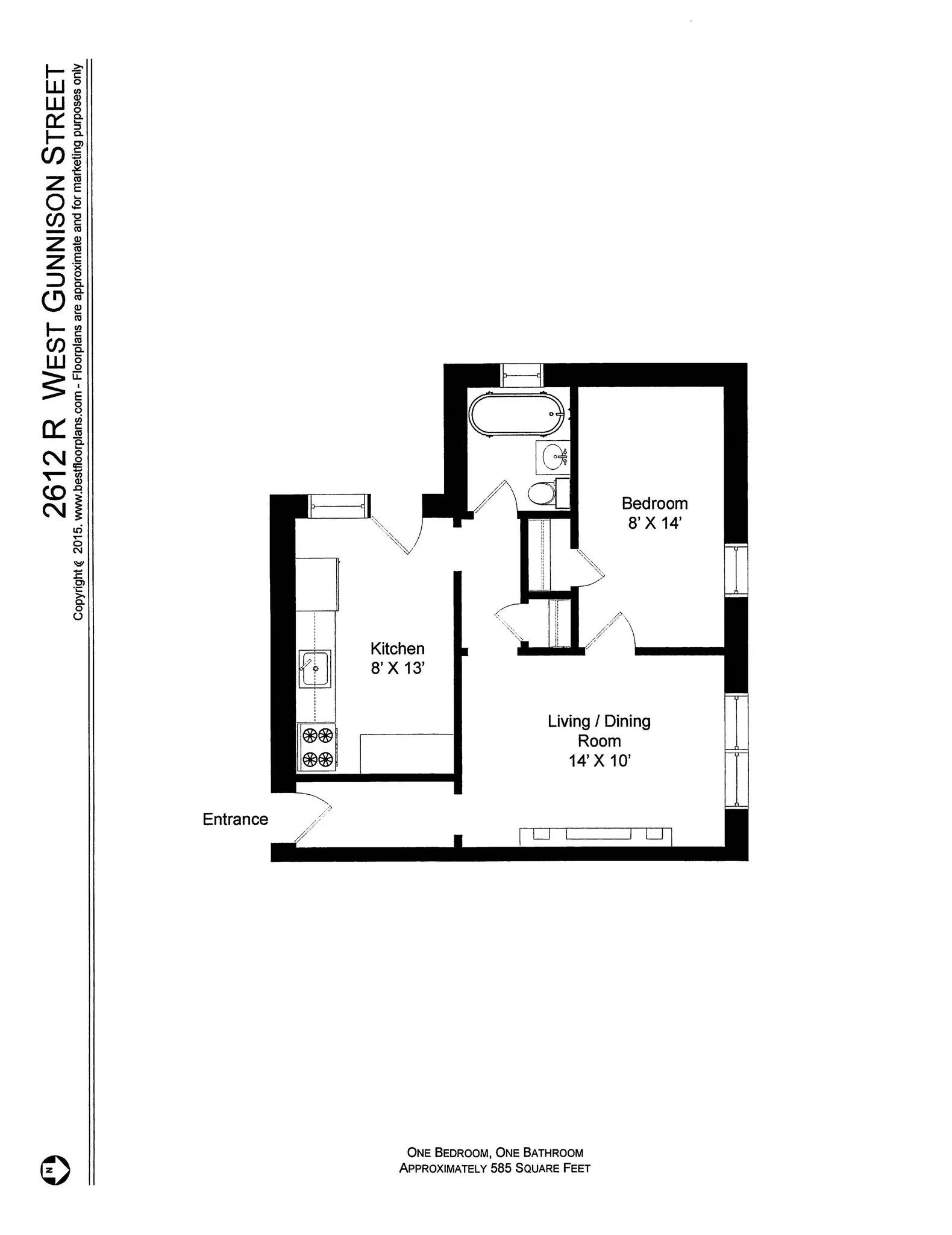 4844 N Rockwell St, ,  60625, USA 60625-unit#2612G-3R-Chicago-IL