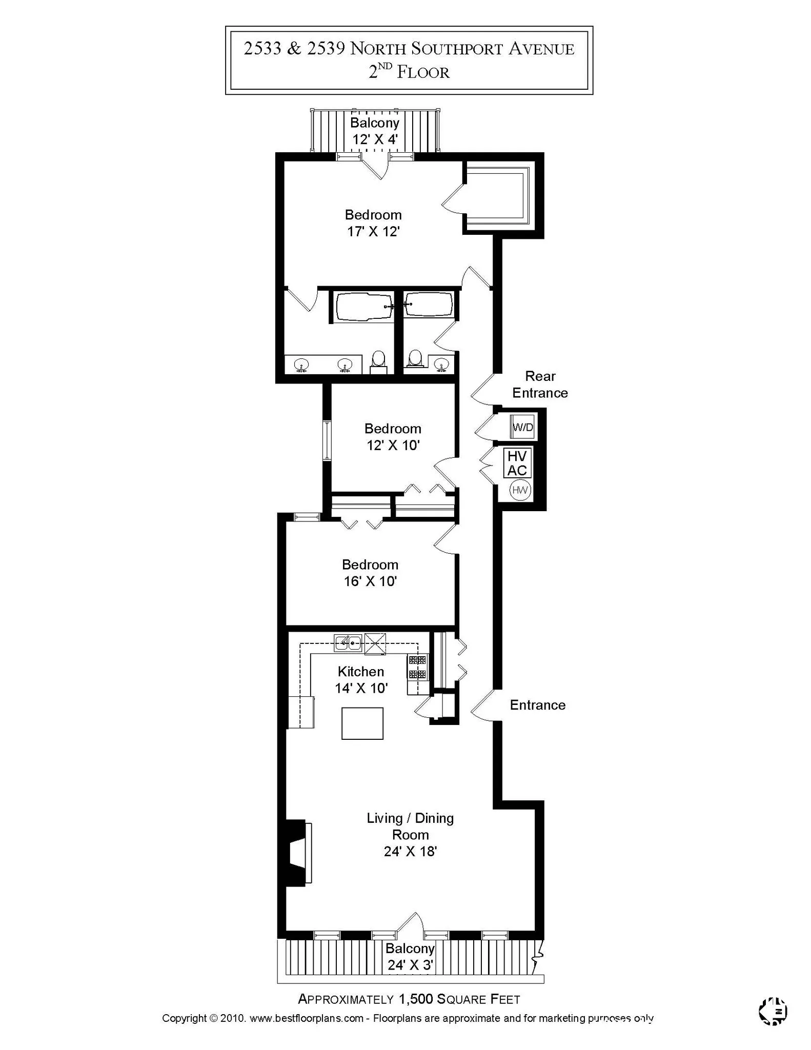 2531 N Southport Ave, , 60614, USA 60614-unit#2533-2N-Chicago-IL