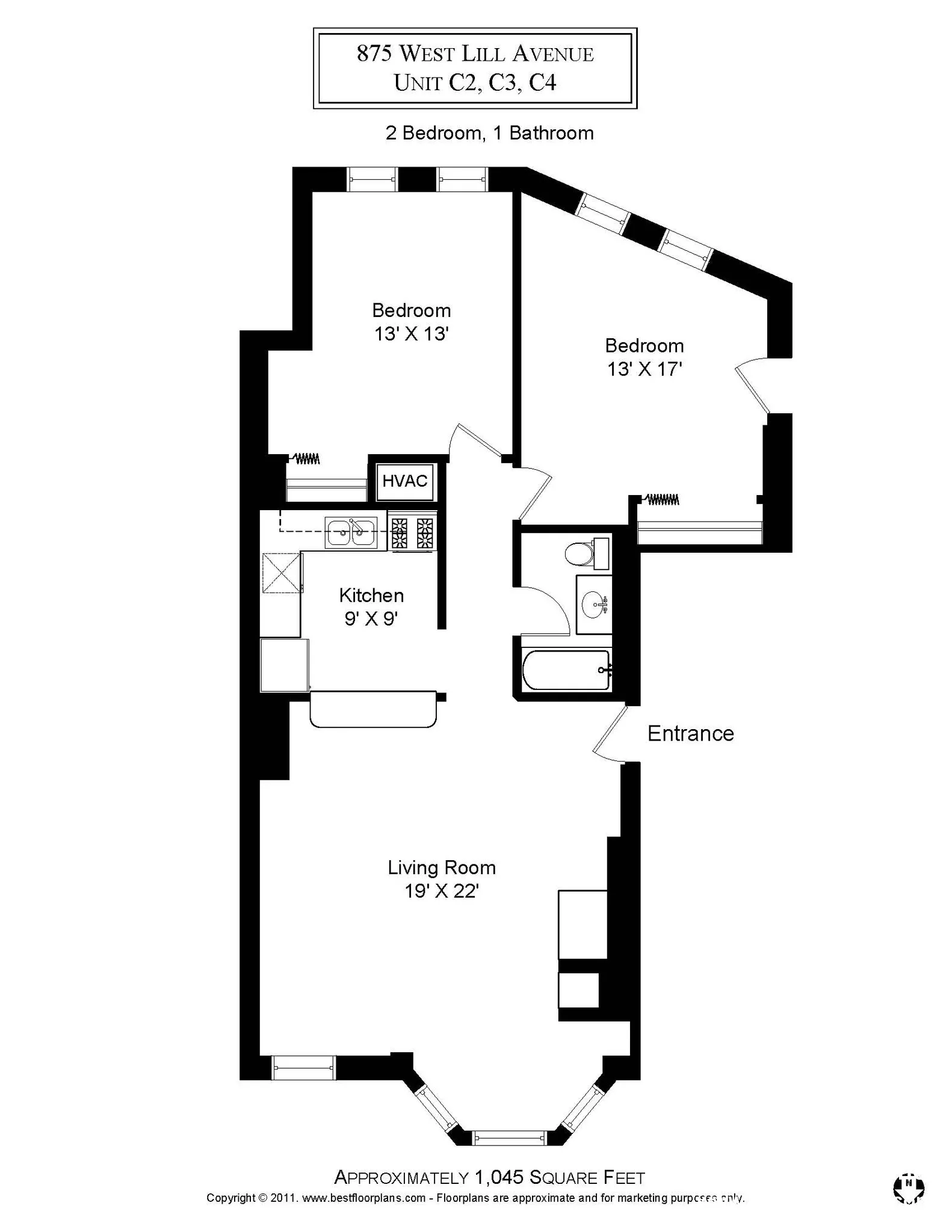 2519 N Lincoln Ave, ,  60614, USA 60614-unit#875-C2-Chicago-IL