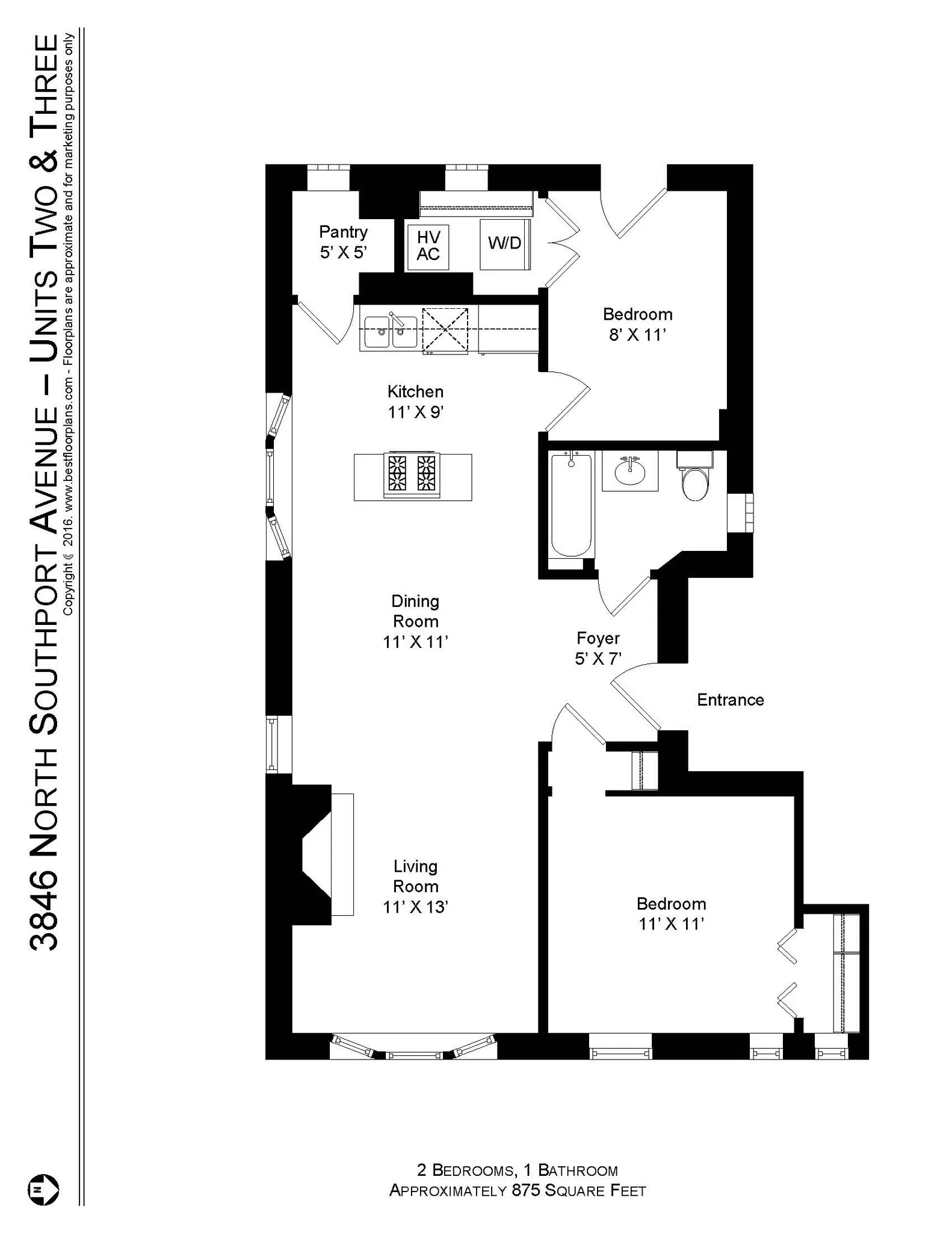 3846 N Southport Ave, , 60613, USA 60613-unit#3846-3-Chicago-IL