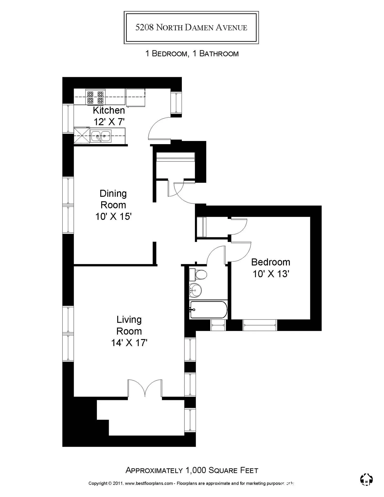 2000 W Foster Ave, , 60625, USA 60640-unit#5208D-2-Chicago-IL
