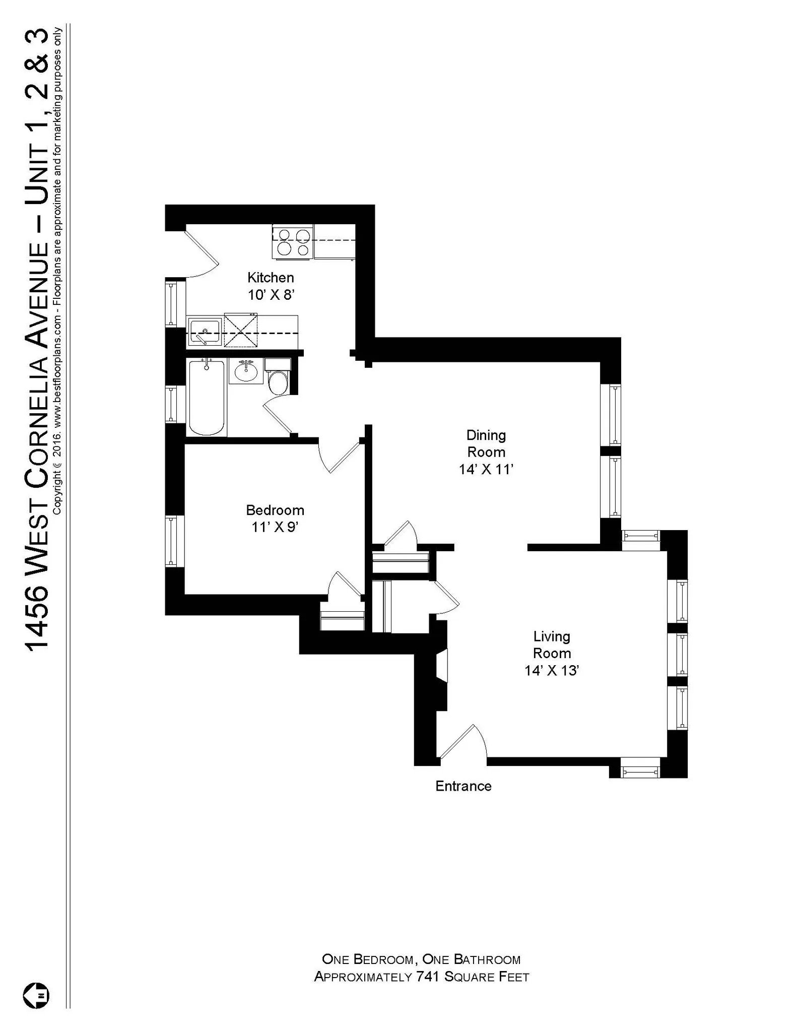 3501 N Greenview Ave, , 60657, USA 60657-unit#1456-3-Chicago-IL