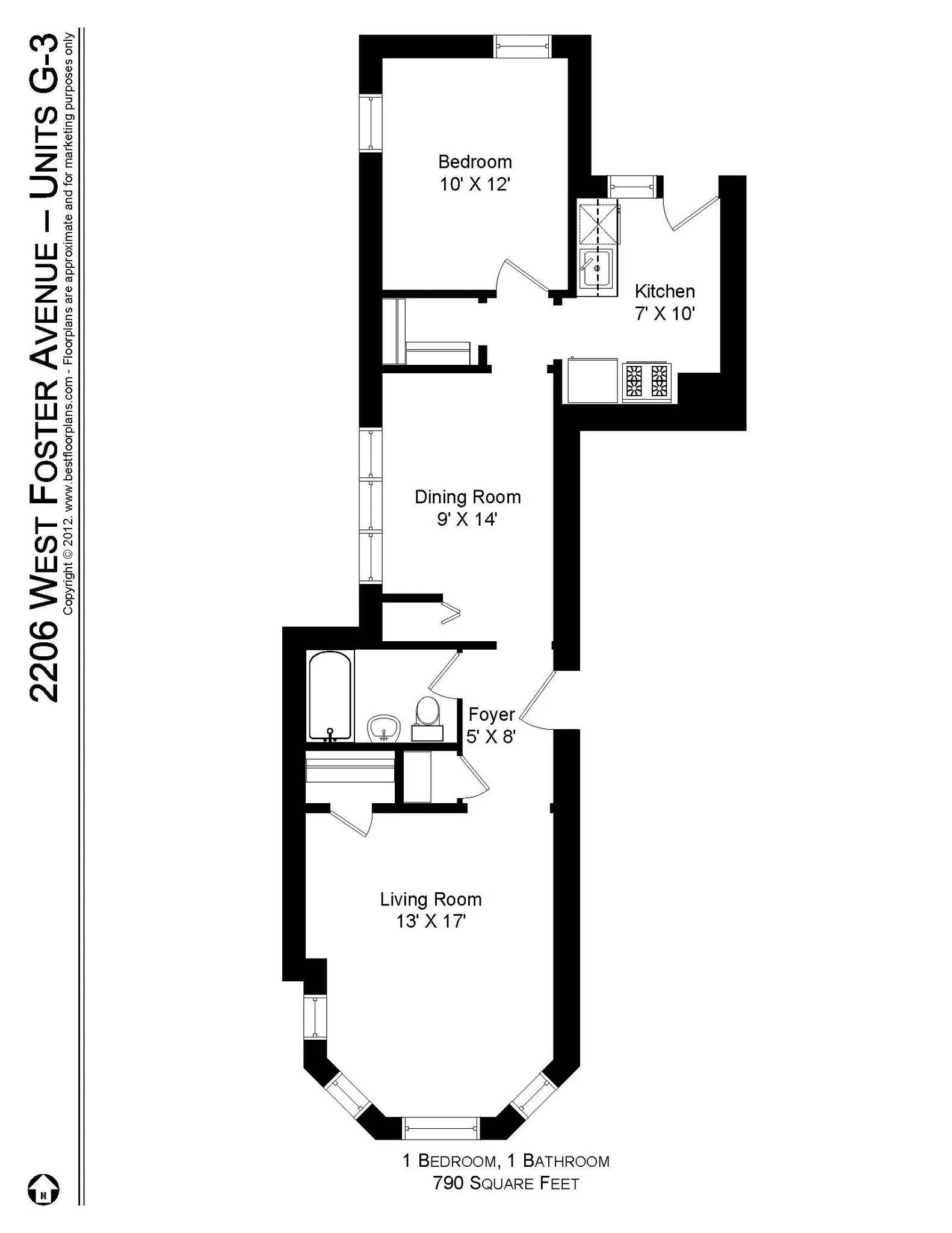 2200 W Foster Ave, ,  60625, USA 60625-unit#2206-1-Chicago-IL
