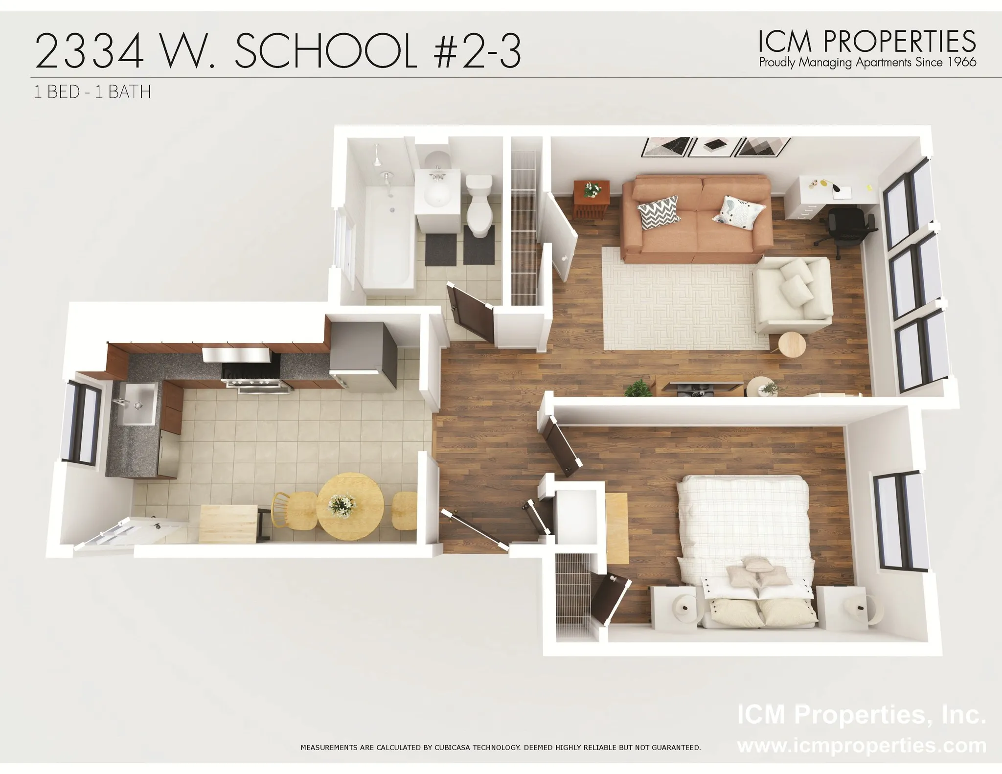 3300 N Claremont Ave, ,  60618, USA 60618-unit#2334S-2-Chicago-IL