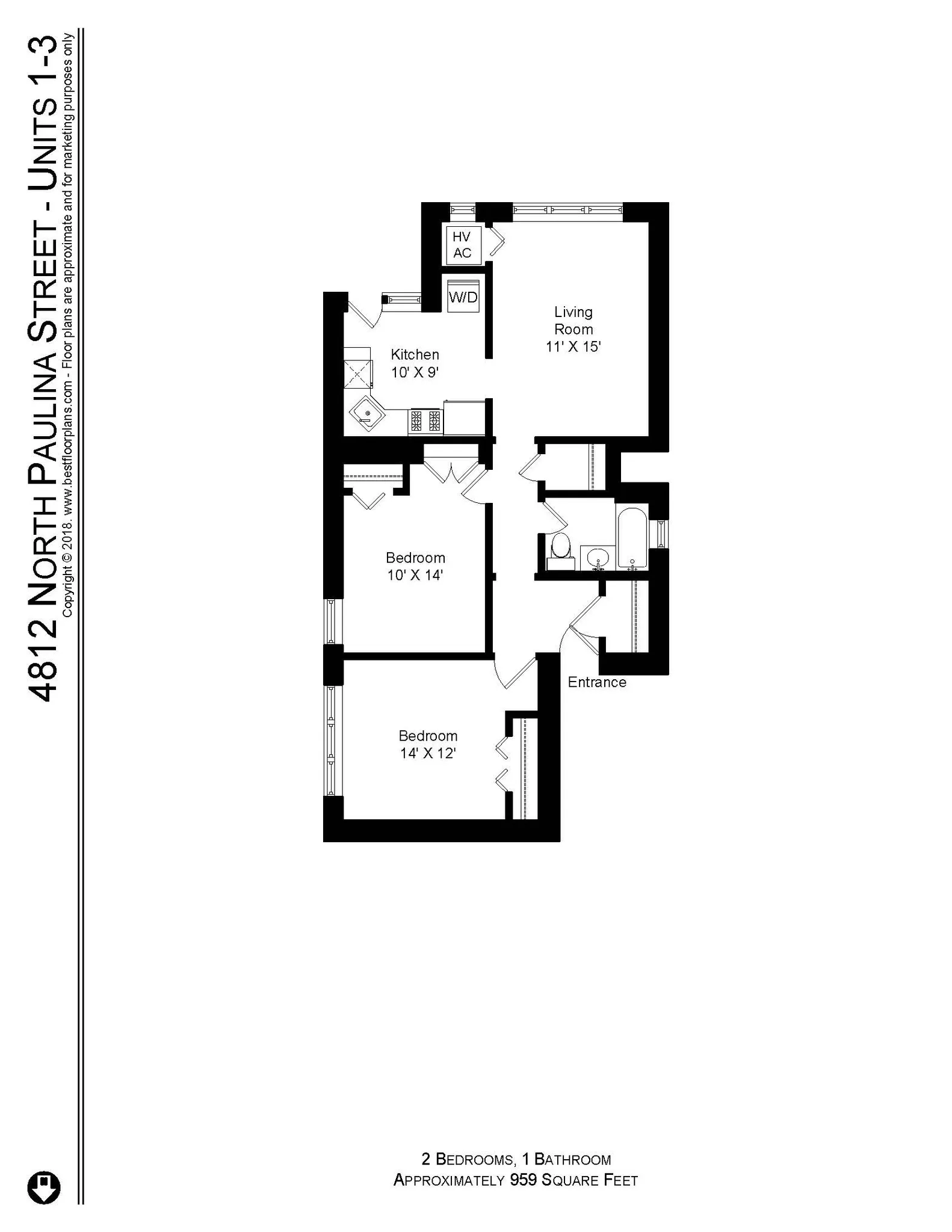 4808 N Paulina St, , 60640, USA 60640-unit#4812-1-Chicago-IL
