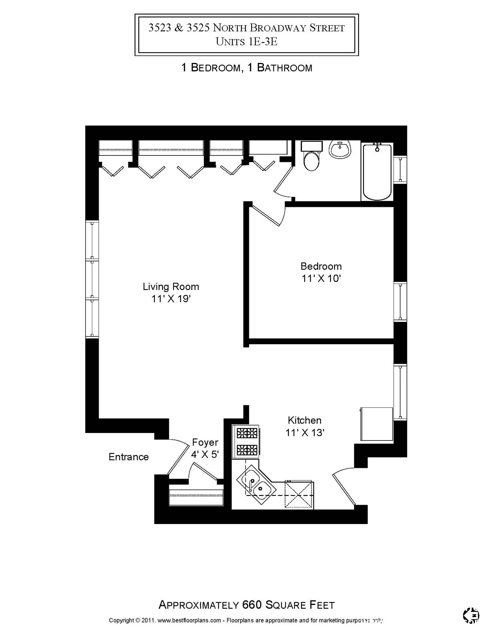 3521 N Broadway, ,  60657, USA 60657-unit#3523-3E-Chicago-IL