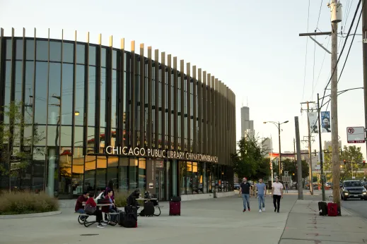 Chicago Public Library Chinatown branch exterior