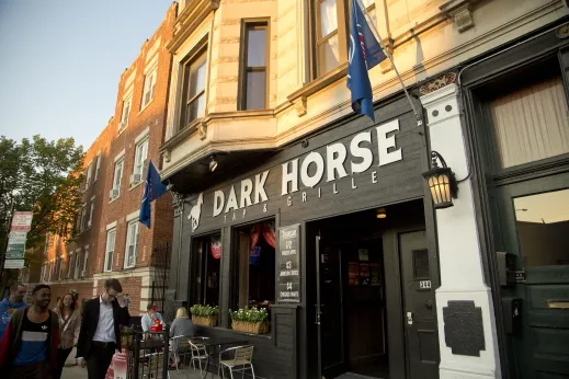 Dark Horse Tap and Grille on N Sheffield Ave in Wrigleyville Chicago