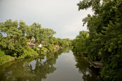 North Branch of Chicago River in Albany Park