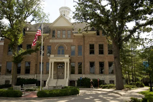 North Park University Old Main Campus building in North Park Chicago