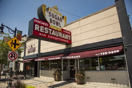  Sugar Bowl restaurant railroad crossing miner street tavern Des Plaines, Illinois