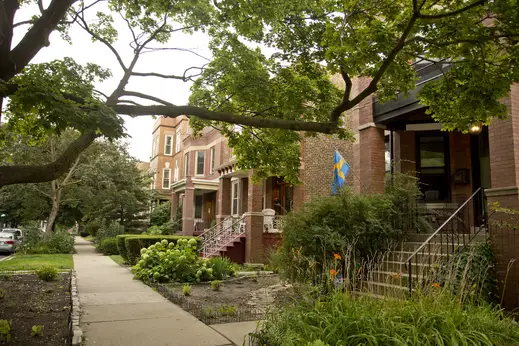 Apartment Swedish Flag in Andersonville Chicago