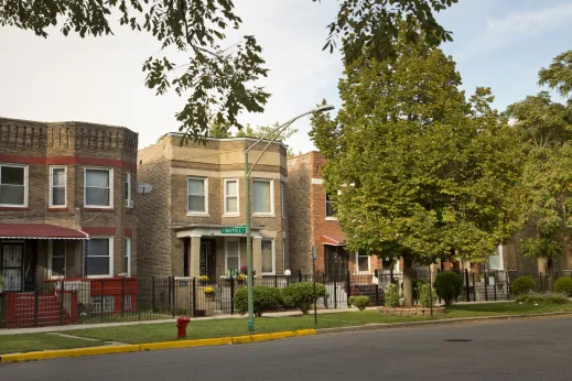 Classic Chicago two flat apartments in West Garfield Park Chicago