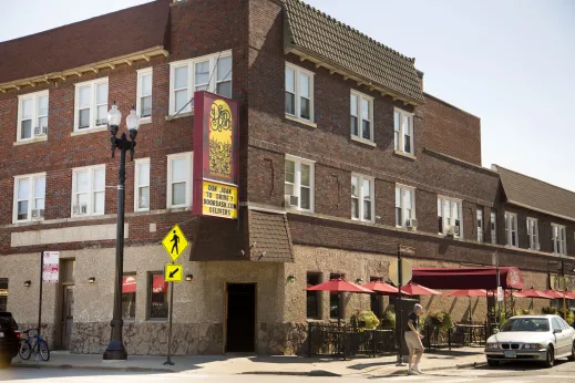 Front entrance of Don Juan Restaurante on N Northwest Hwy in Edison Park