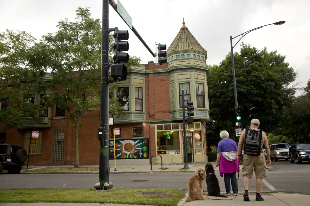 First Slice Pie Shop front in Andersonville Chicago