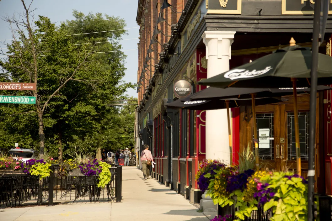 O'Shaugnessy's Public House on N Ravenswood Ave in Ravenswood