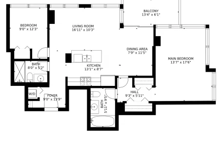 2 Bedroom West Loop Apartment