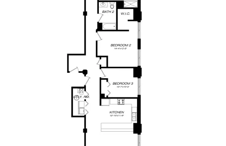 3 Bedroom Bronzeville Apartment