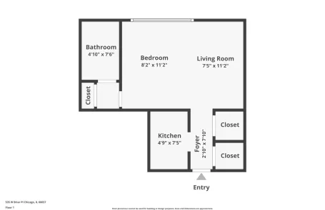 Studio Lakeview Apartment