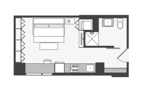 Studio Lincoln Park Apartment