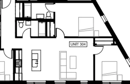 3 Bedroom Lakeview Apartment