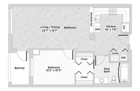 1 Bedroom South Loop Apartment