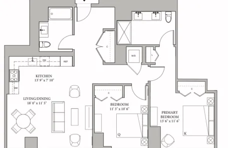 2 Bedroom West Loop Apartment