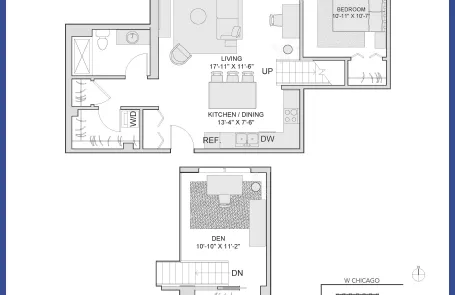 2 Bedroom River West Apartment