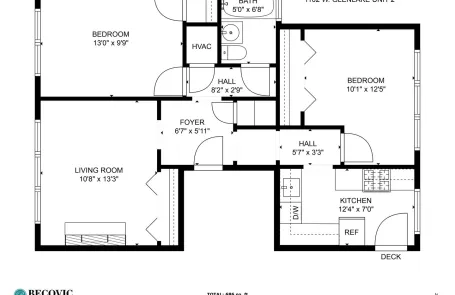 2 Bedroom Edgewater Apartment