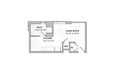 Studio Tri-Taylor Apartment