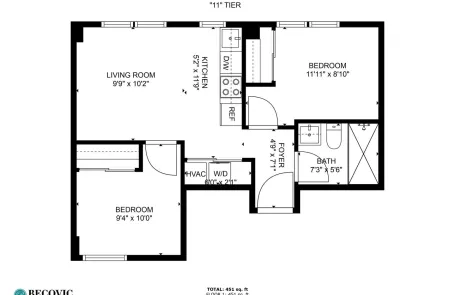 2 Bedroom Sheridan Park Apartment