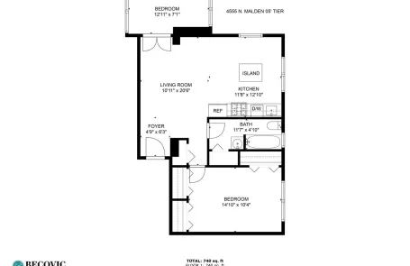 2 Bedroom Sheridan Park Apartment