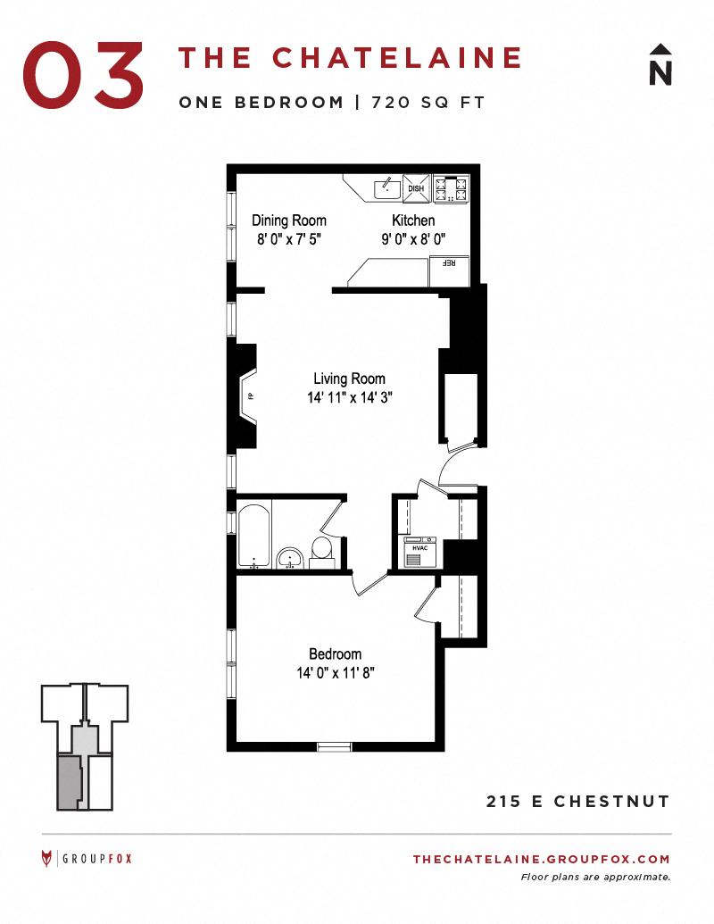 The Chatelaine Apartments for Rent Chicago Domu